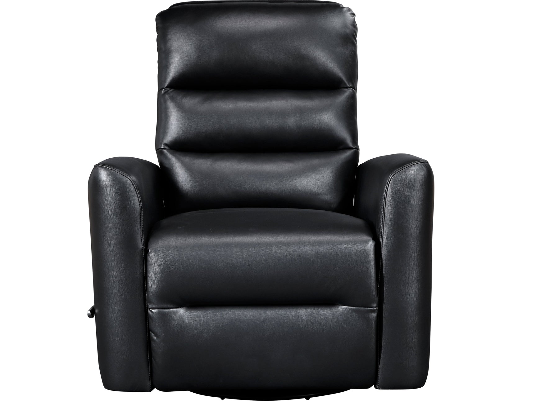 Dimitri Black Swivel Glider Reclining Chair - Ornate Home