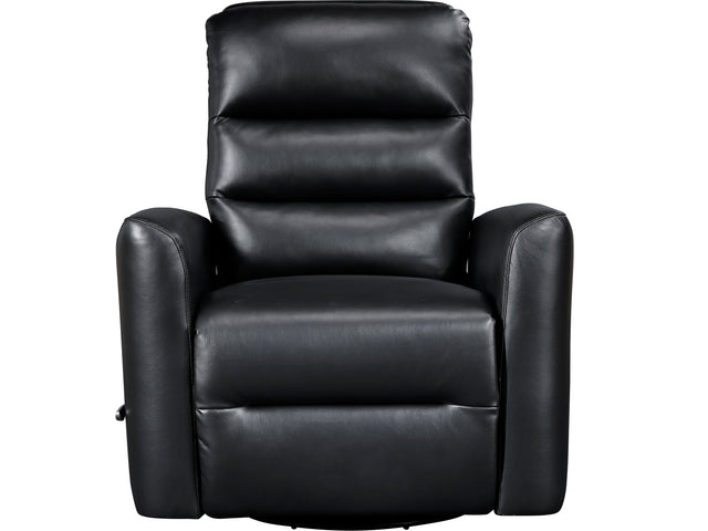 Dimitri Black Swivel Glider Reclining Chair - Ornate Home