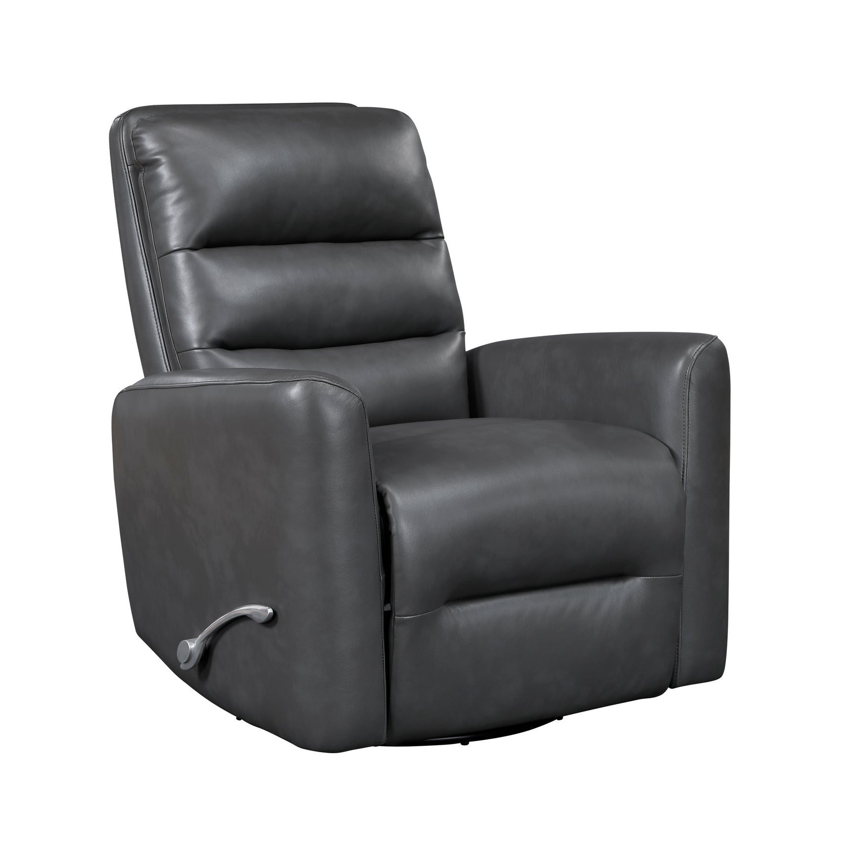 Dimitri Gray Swivel Glider Reclining Chair - Ornate Home