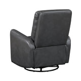 Dimitri Gray Swivel Glider Reclining Chair - Ornate Home