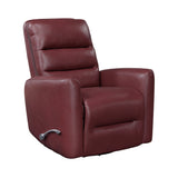 Dimitri Red Swivel Glider Reclining Chair - Ornate Home