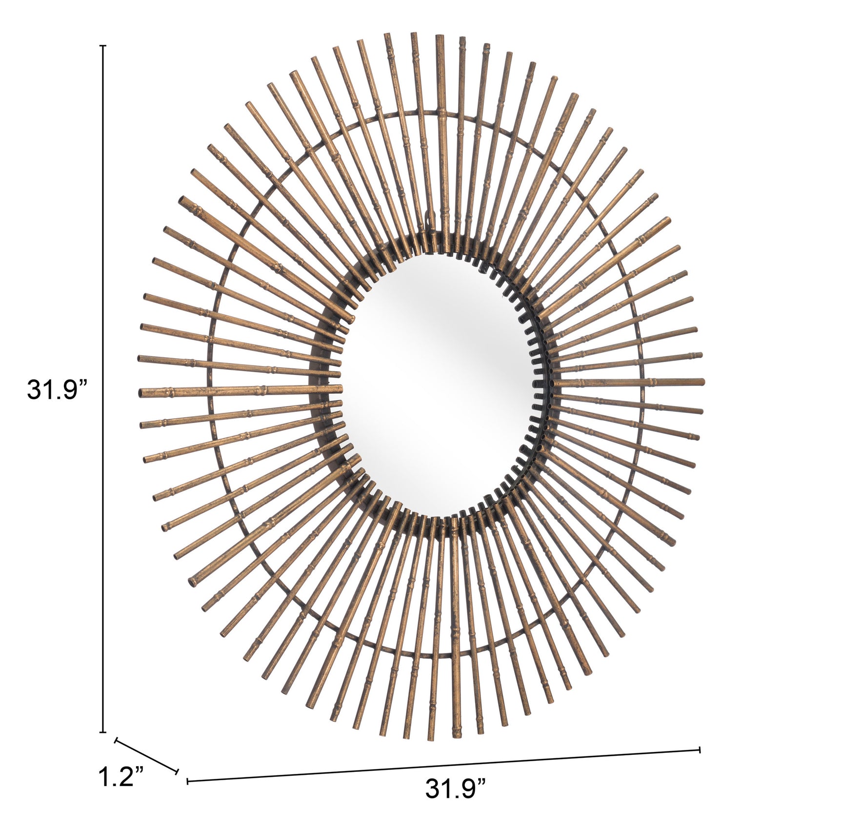 Dimond Gold Mirror