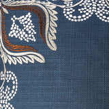 Dina Navy Pillow (Set of 2) - Ornate Home