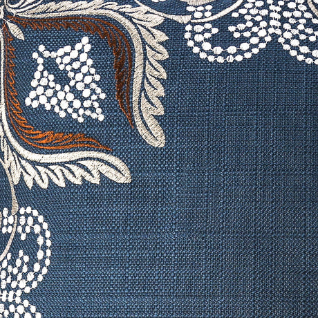 Dina Navy Pillow (Set of 2) - Ornate Home