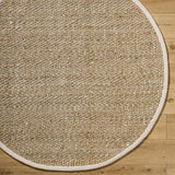 Dinah Natural Textured Jute Rug - Ornate Home