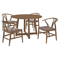 Dinah Walnut Dining Room Set - Ornate Home