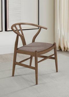Dinah Walnut Side Chair (Set of 2) - Ornate Home