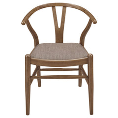 Dinah Walnut Side Chair (Set of 2) - Ornate Home