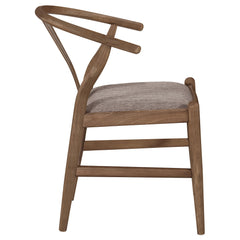 Dinah Walnut Side Chair (Set of 2) - Ornate Home