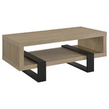 Dinard Latte Engineered Wood Cocktail Coffee Table - Ornate Home