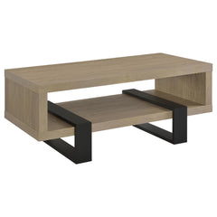Dinard Latte Engineered Wood Cocktail Coffee Table - Ornate Home