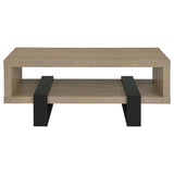 Dinard Latte Engineered Wood Cocktail Coffee Table - Ornate Home