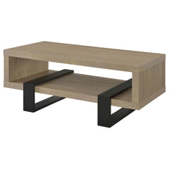 Dinard Latte Engineered Wood Cocktail Coffee Table - Ornate Home