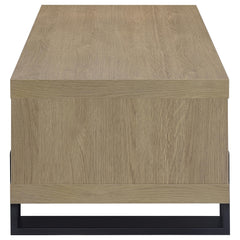Dinard Latte Engineered Wood Cocktail Coffee Table - Ornate Home