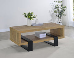 Dinard Mango Engineered Wood Cocktail Coffee Table - Ornate Home