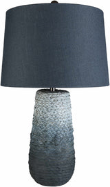 Dingras Pale Blue Jute Table Lamp - Clearance - Ornate Home