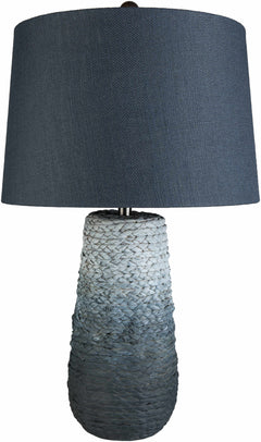 Dingras Pale Blue Jute Table Lamp - Clearance - Ornate Home