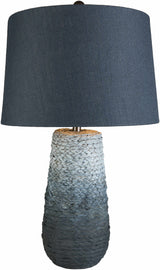 Dingras Pale Blue Jute Table Lamp - Clearance - Ornate Home