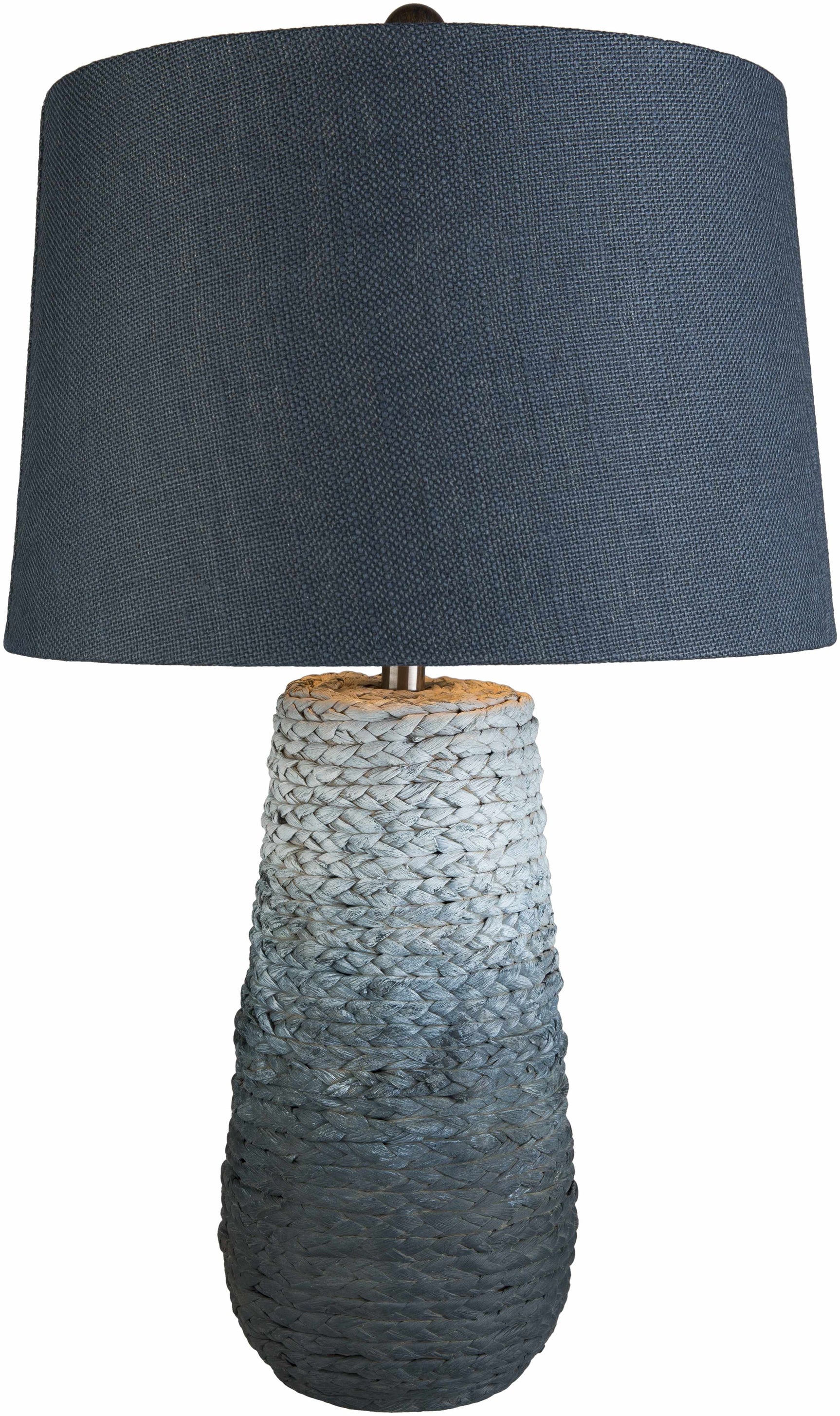 Dingras Pale Blue Jute Table Lamp - Clearance - Ornate Home