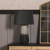 Dingras Pale Blue Jute Table Lamp - Clearance - Ornate Home