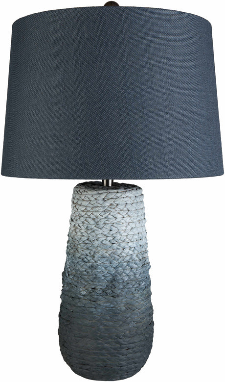 Dingras Pale Blue Jute Table Lamp - Ornate Home