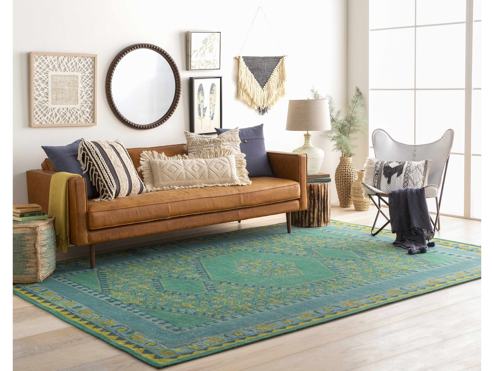 Dingus Jute and Wood Wall Hanging - Ornate Home