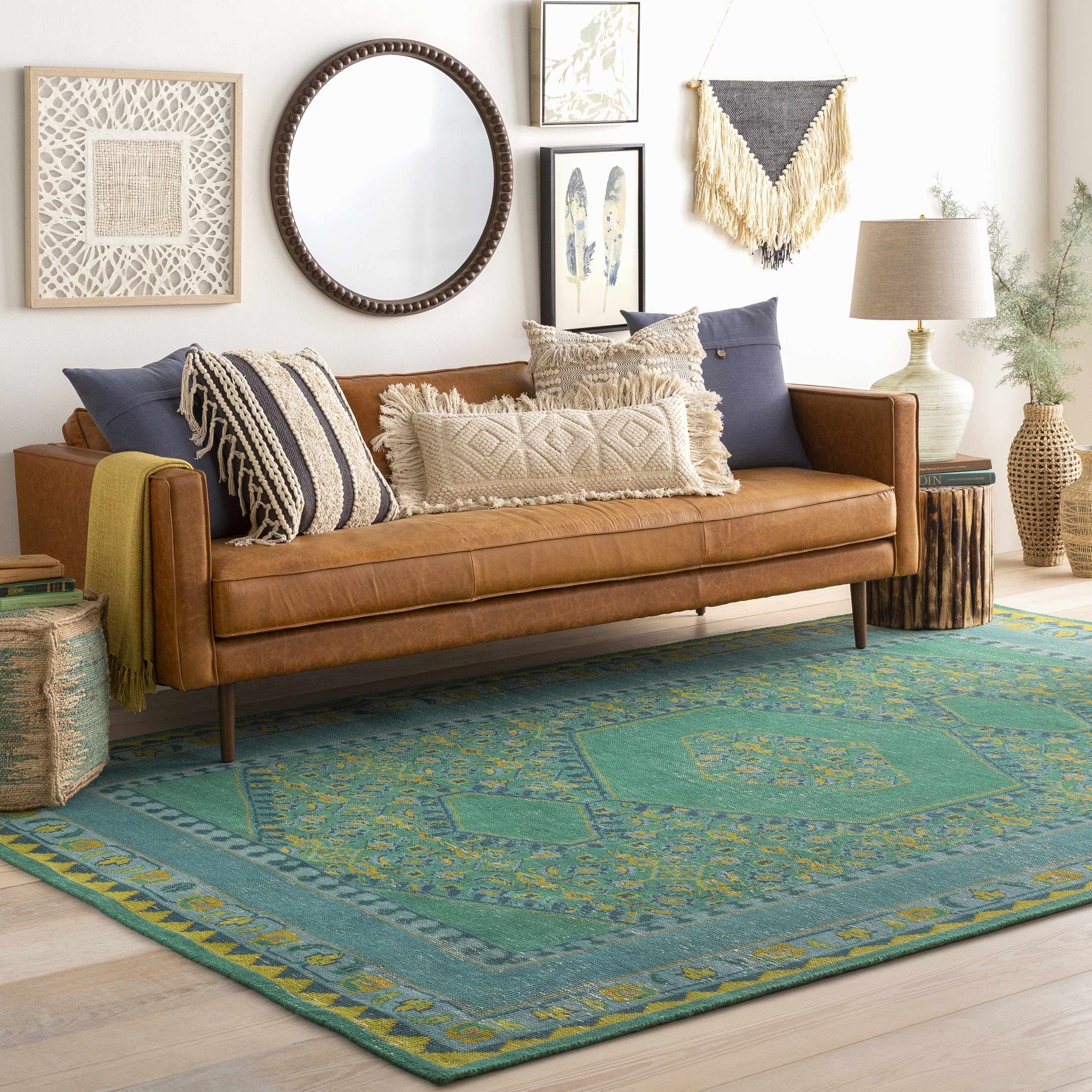 Dingus Jute and Wood Wall Hanging - Ornate Home