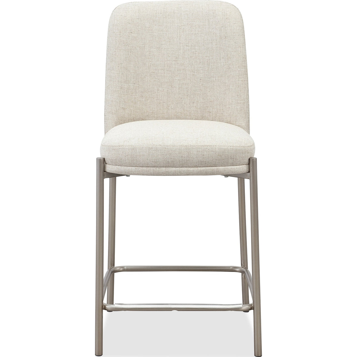 Modus Bob Stool Modus Dion Natural/Brushed Nickel Upholstered Counter Stool