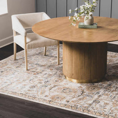 Dion Washable Floral Rug - Clearance - Ornate Home