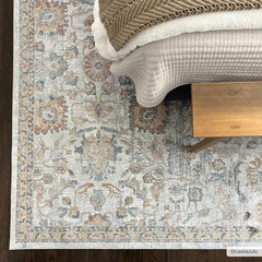 Dion Washable Floral Rug - Clearance - Ornate Home