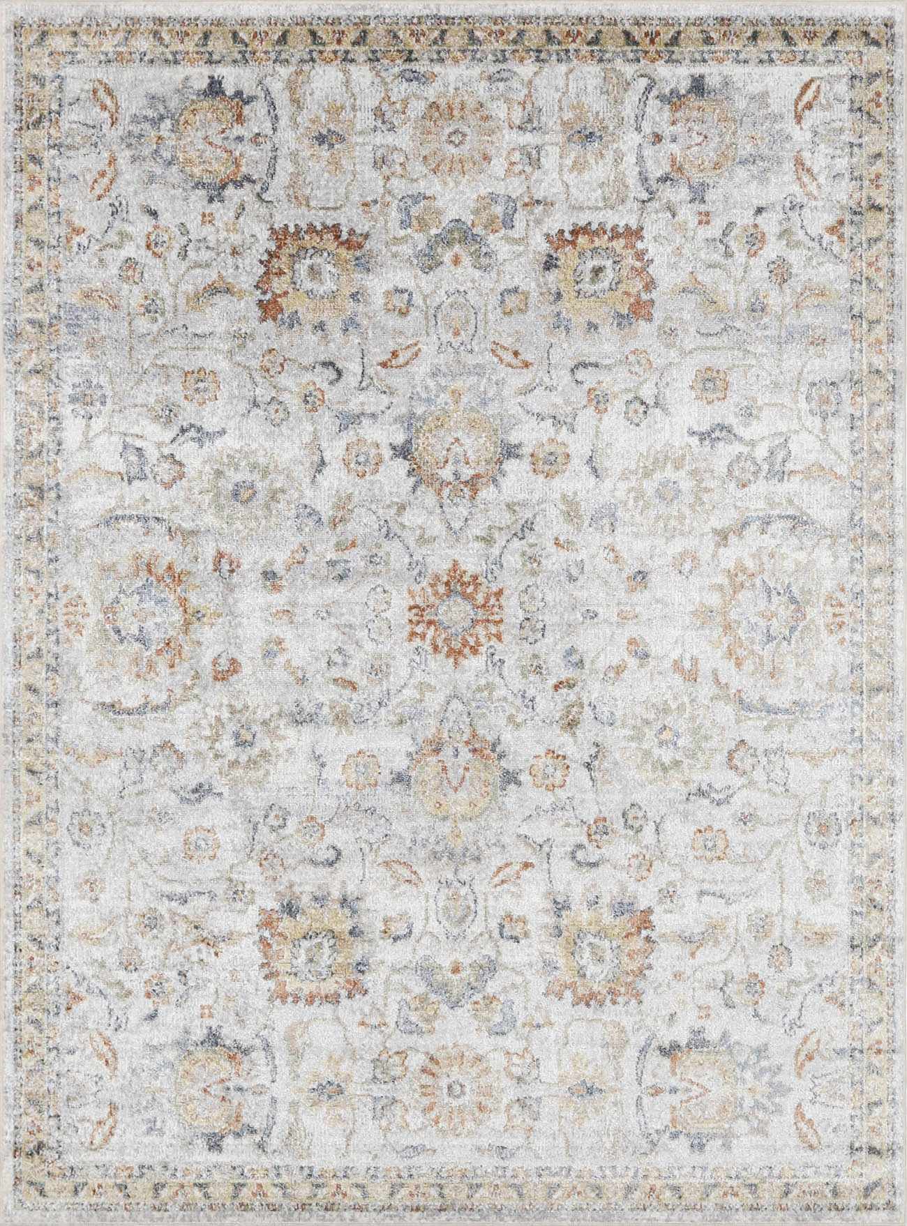 Dion Washable Floral Rug - Ornate Home