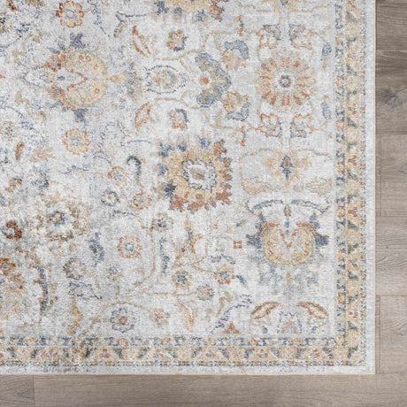 Dion Washable Floral Rug - Ornate Home