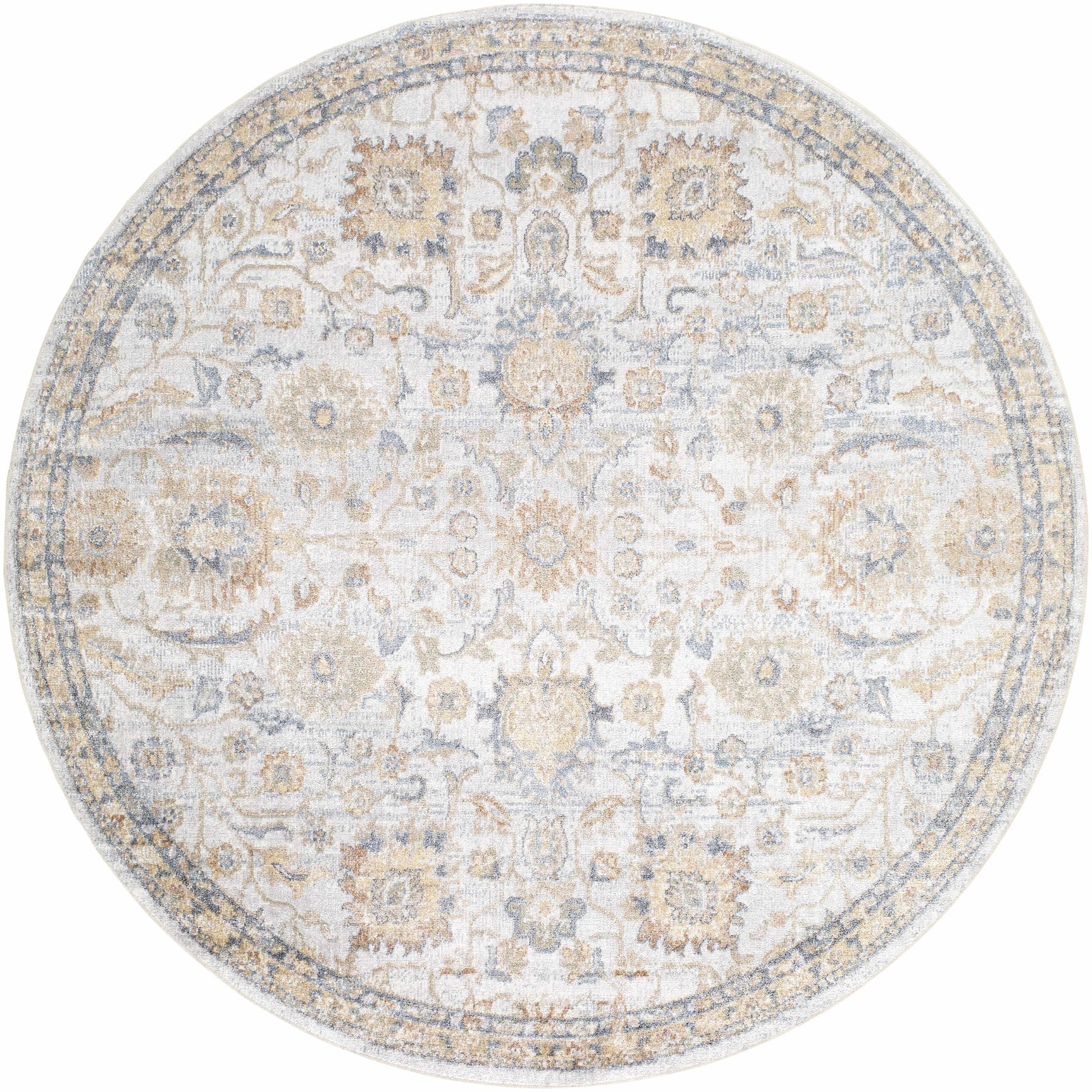 Dion Washable Floral Rug - Ornate Home