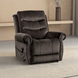 Dionysia Dark Gray Lift Chair - Ornate Home