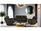 Dionysus Brown Manual Glider Recliner - Ornate Home