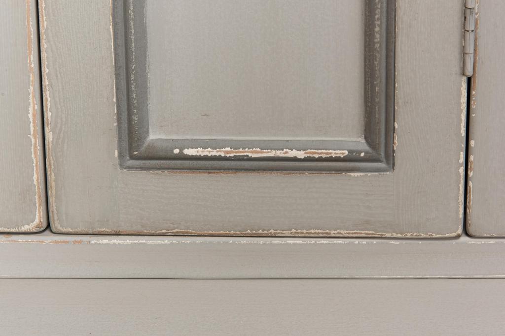 Directoire Grey Painted Style Cupboard - Ornate Home