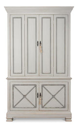 Directoire Grey Painted Style Cupboard - Ornate Home