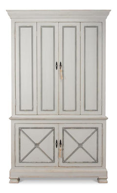Directoire Grey Painted Style Cupboard - Ornate Home