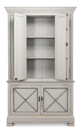 Directoire Grey Painted Style Cupboard - Ornate Home