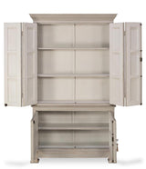 Directoire Grey Painted Style Cupboard - Ornate Home