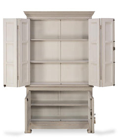 Directoire Grey Painted Style Cupboard - Ornate Home