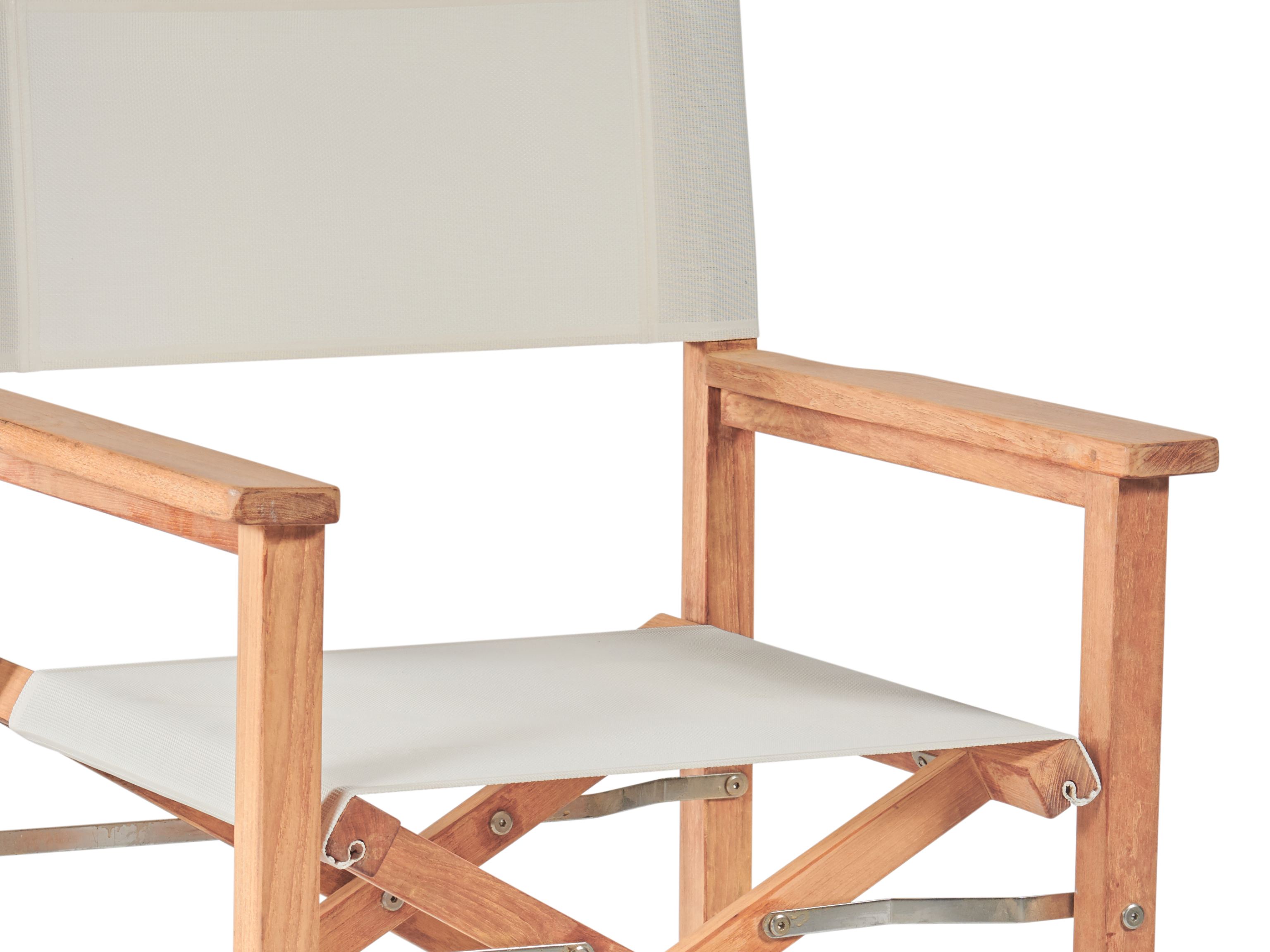 Director Teak Outdoor Dining Folding Armchair - Thumbnail 3