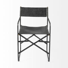 Direttore Black Curved Back Dining Side Chair - Ornate Home