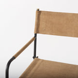 Direttore Brown/Black Leather Seat Bar Stool - Ornate Home