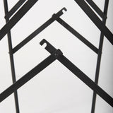 Direttore Brown/Black Leather Seat Bar Stool - Ornate Home