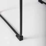 Direttore Brown/Gray Suede with Metal Frame Bar Stool - Ornate Home