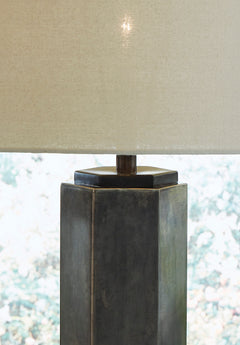 Dirkton Antique Pewter Accent Lamp - Ornate Home