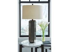 Dirkton Antique Pewter Accent Lamp - Ornate Home