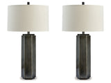 Dirkton Antique Pewter Table Lamp (Set of 2) (Online Special Price) - Ornate Home