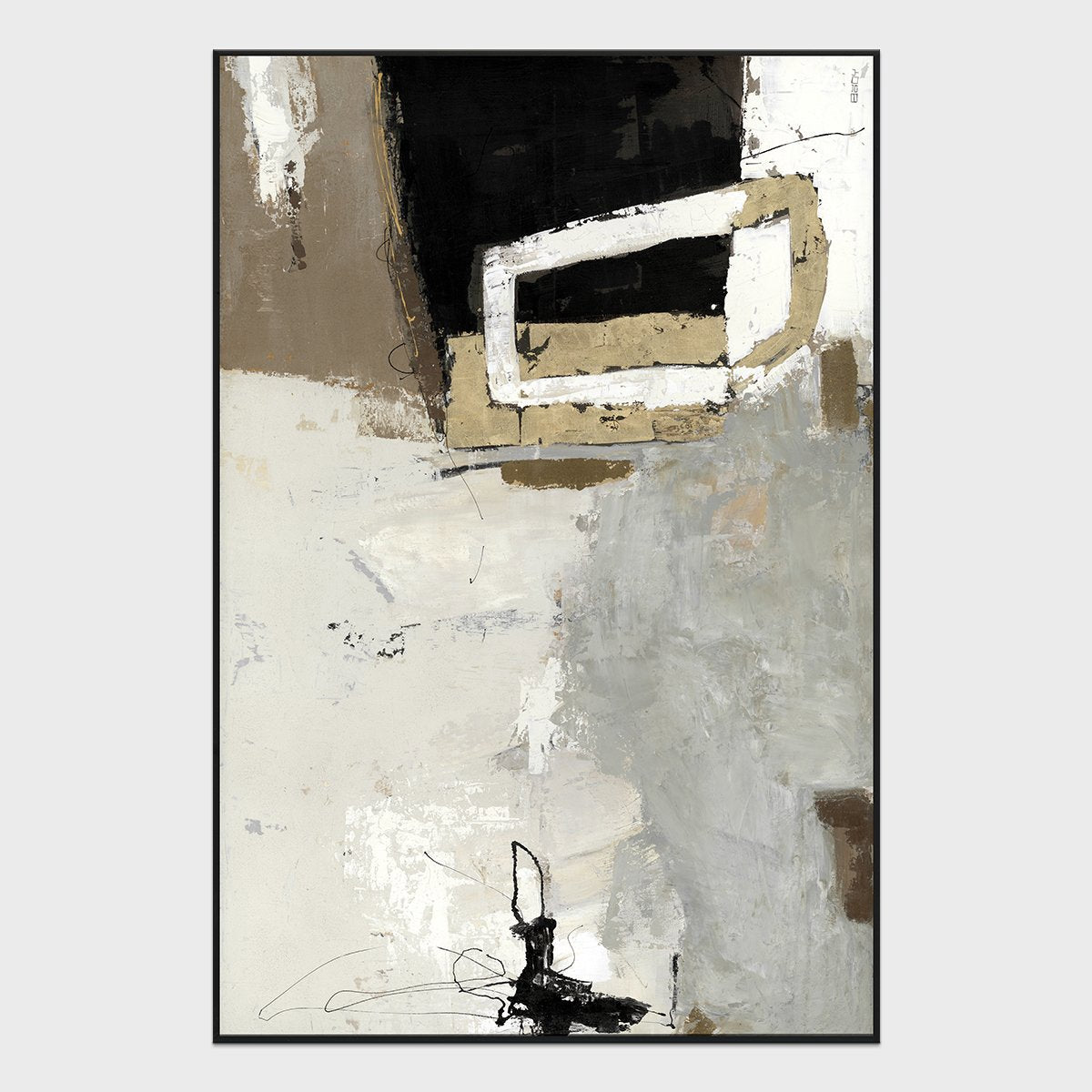 Disconnect Multicolor Painting Art by Buddy Whitlock - Ornate Home